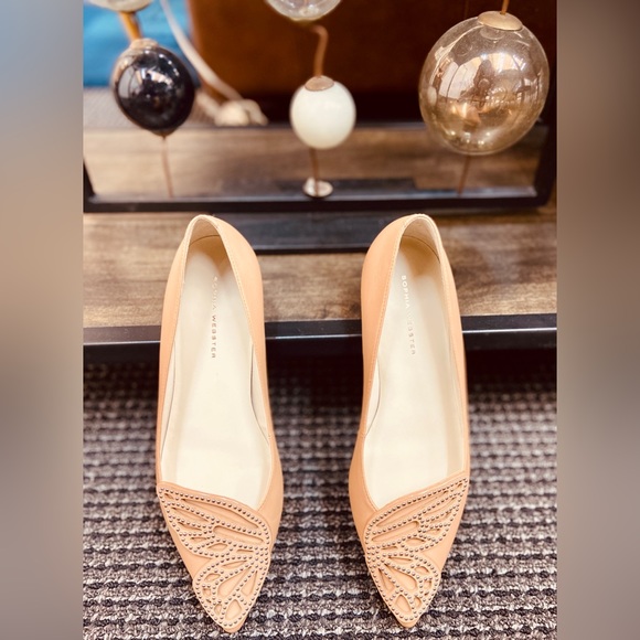 Sophia Webster Bibi Stud Butterfly Flats, Size 9.5B - Picture 9 of 16